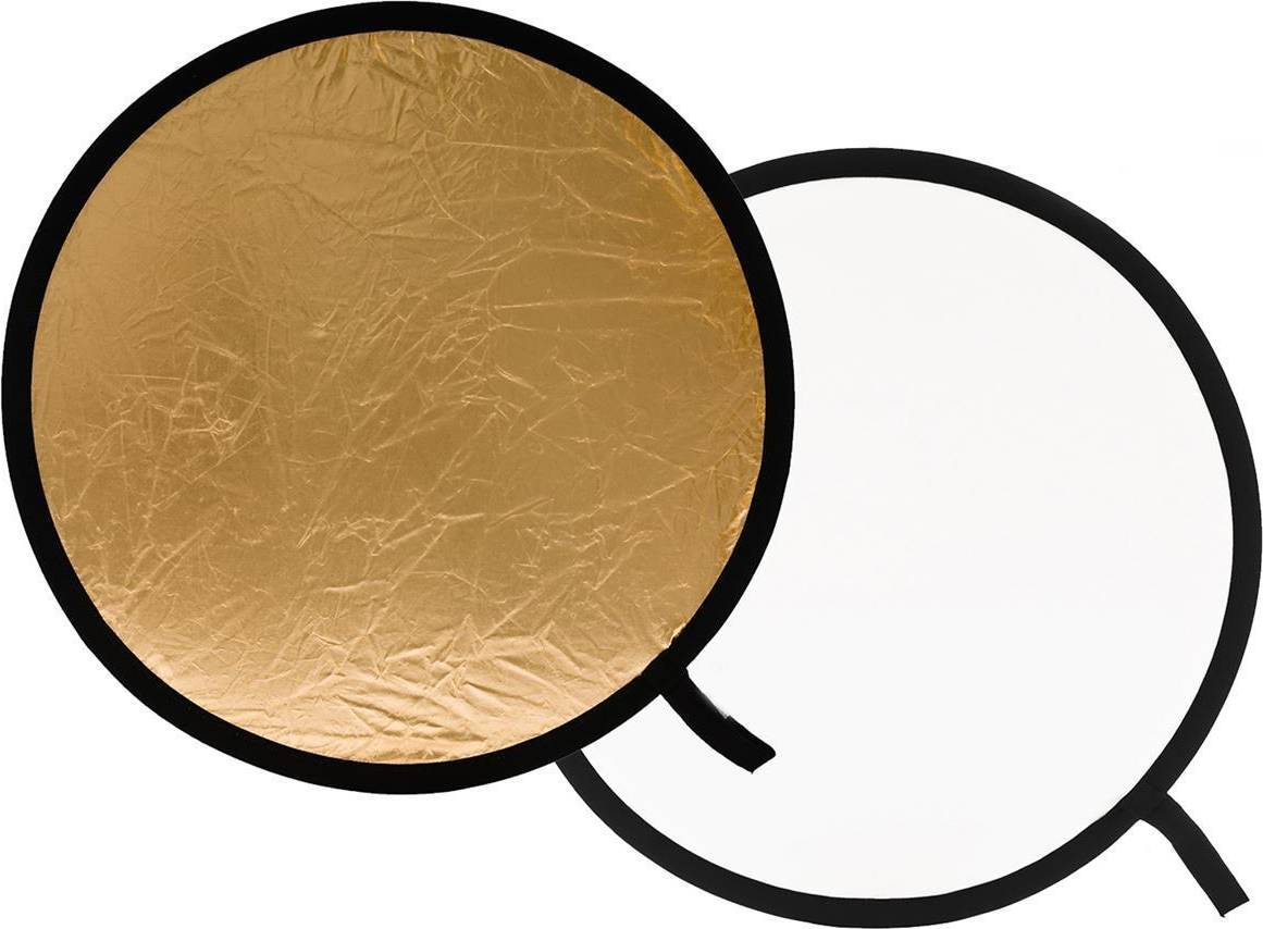 LL LR3041 Fotostudio Reflector Rond Goud Wit