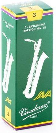 Vandoren Bari Sax Java Reeds Strength #3; Box of 5