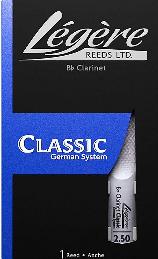 Legere Legere Reeds German Cut Bb Clarinet Reed Strength 2.5