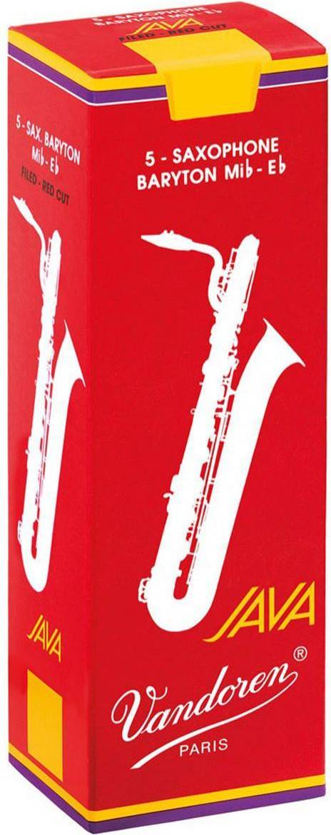 Vandoren Java Red Baritone Saxophone Reeds 3 5 Pack