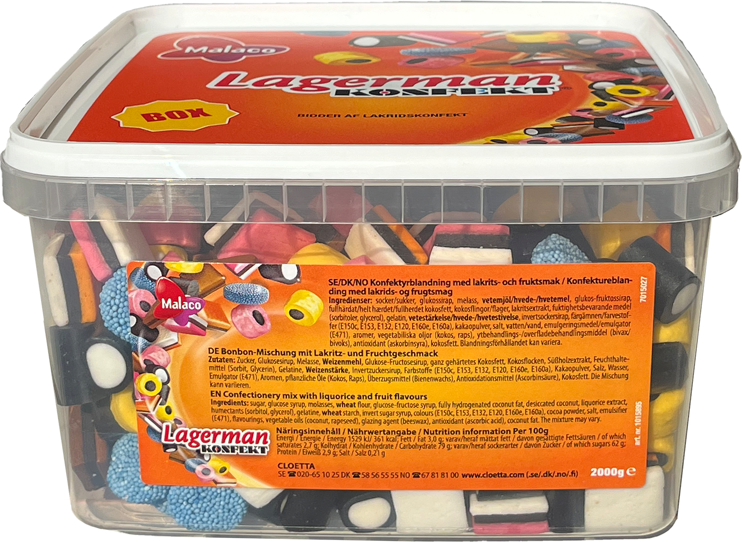 Lagerman Konfekt 2000 g.