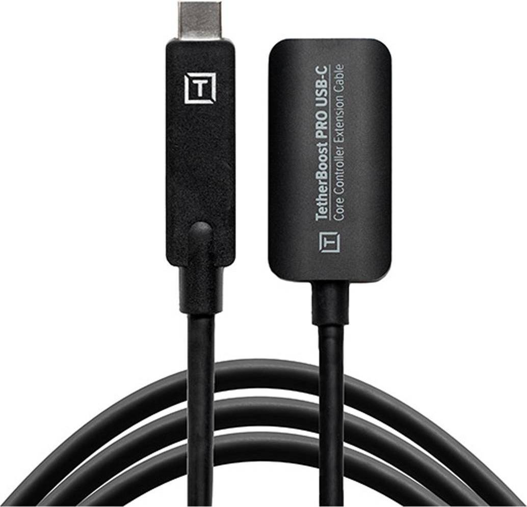 Extension usb c Tether Tools 16' Pro USB-C Core Controller Extension Cable, Black