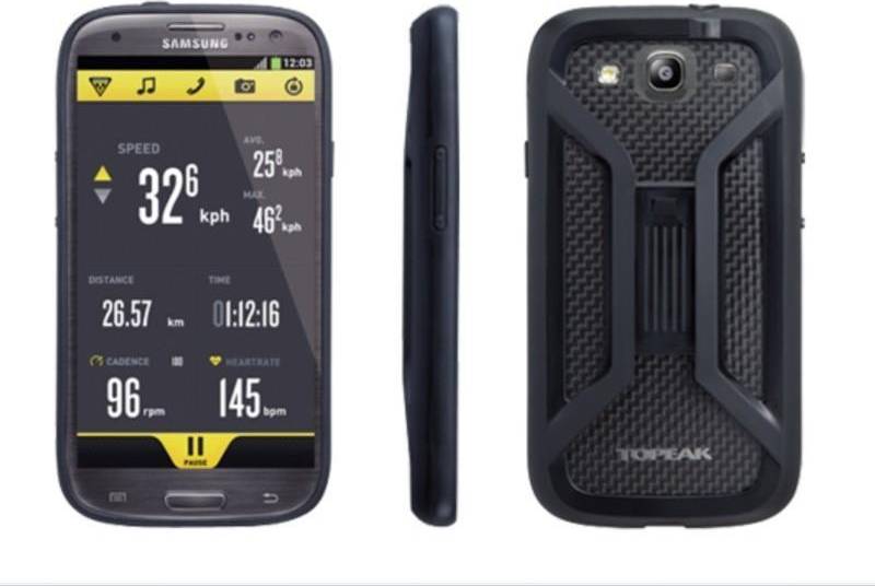 Topeak Ridecase til Samsung Galaxy S3, Sort