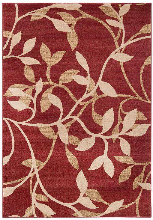 Surya Riley Rly-5011 Rug Red, Beige, Yellow, Brown, Multicolor 5x8"