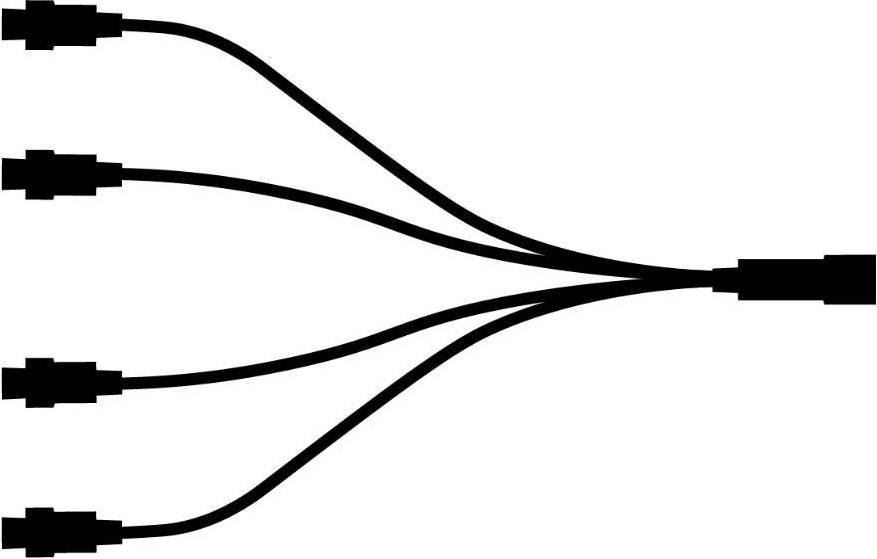 Sirius Top-Line 4-split String Light