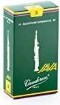 Vandoren Java Soprano Saxophone Reeds 3, 10 Pack
