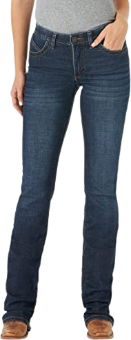 Wrangler Women's Willow Mid Rise Boot Cut Ultimate Riding Jeans