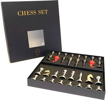 Authentic Models Chess Set Metal (One size)