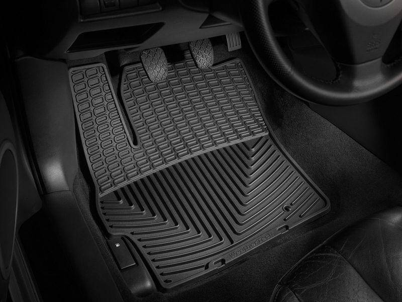 All-Weather Rubber Floor Mats Rear Tan