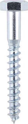 Timco Coach Screw BZP Box