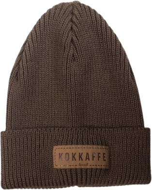 Lemmel Coffee Ribbed Beanie