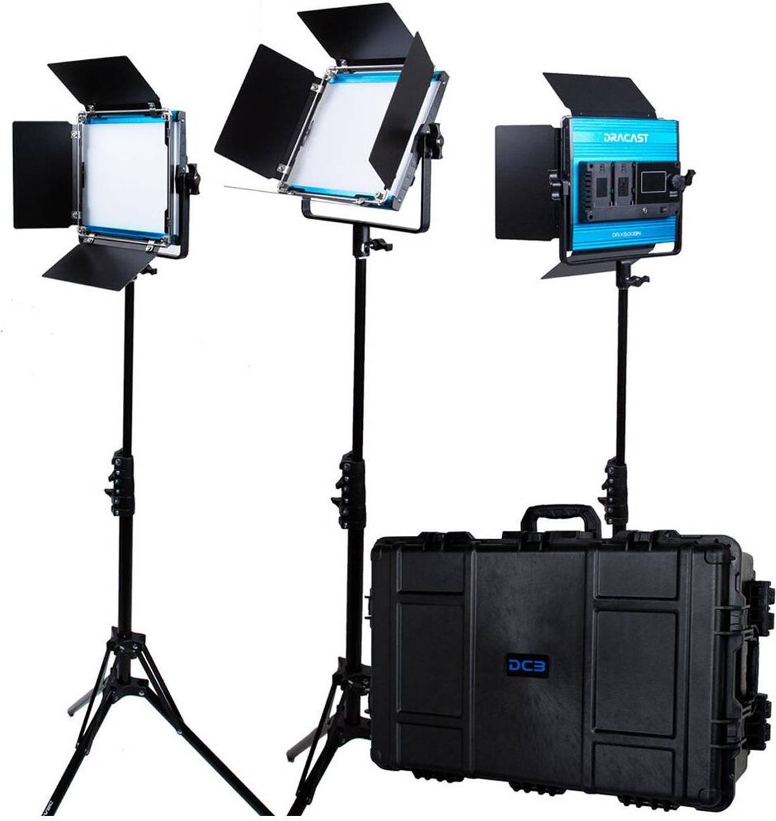 LED500 X Series Bi-Colour 3 Light Kit