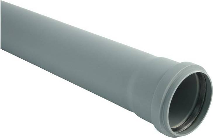 HT-Rohr DN 110 2 m Grau