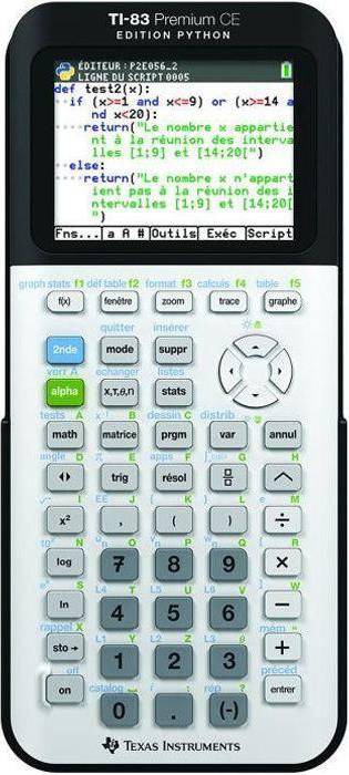 Ti calculator Texas Instruments TI-83 Premium CE Python Edition Grafikrechner