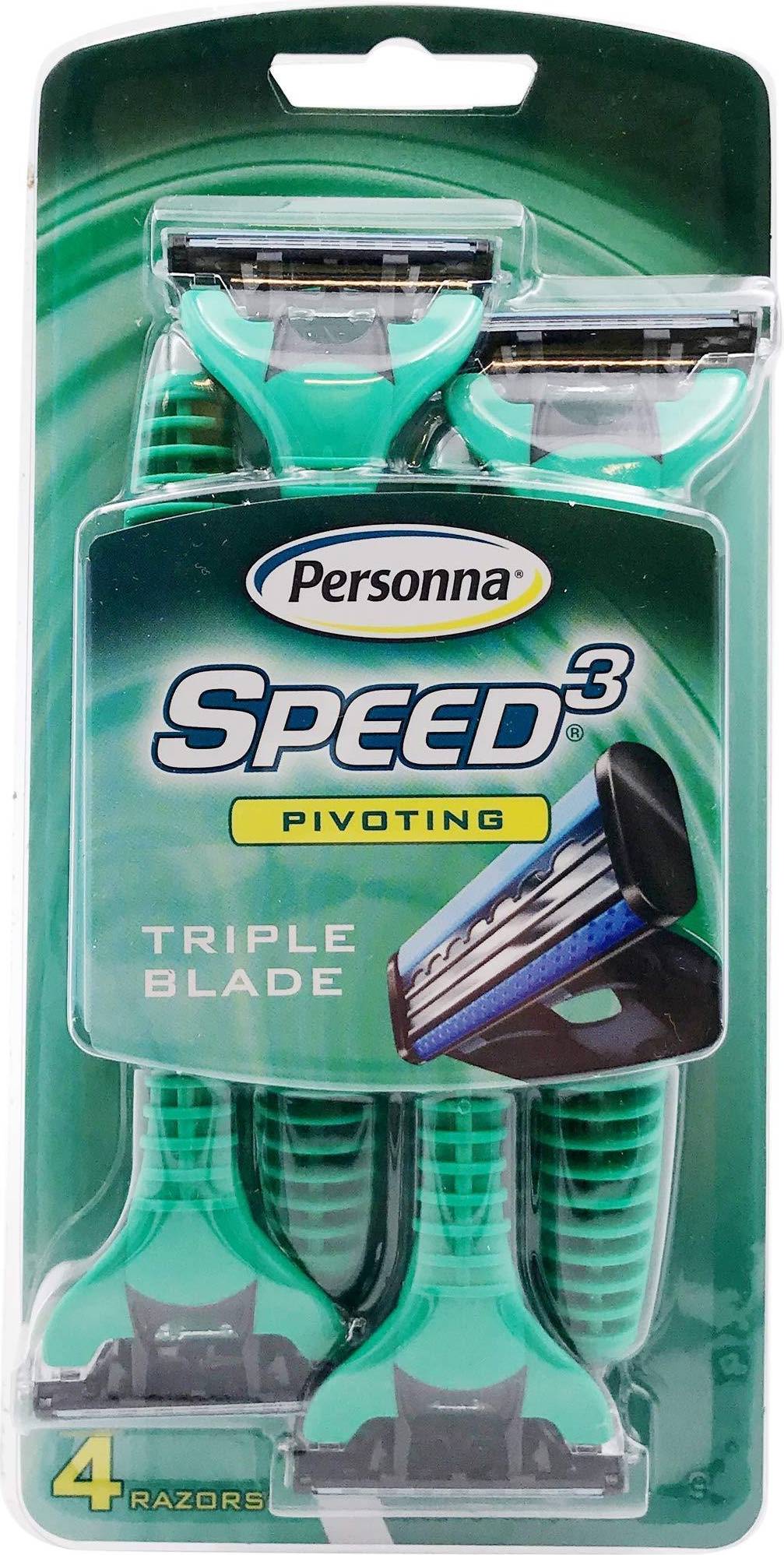 Personna Razor Blades Triple Blade, 4 Count