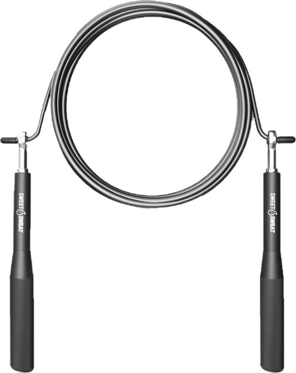 Sweet Sweat Speed Rope Springroep - Zwart