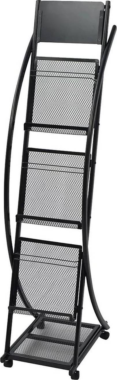 vidaXL Magazine Newspaper Rack 32x131cm