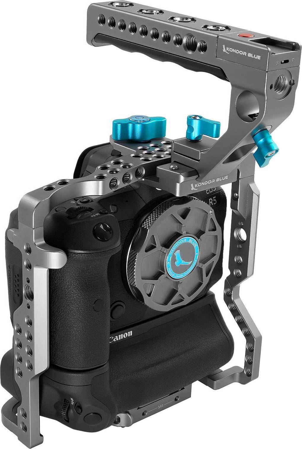 Canon r5 Blue Kondor Blue Full Camera Cage for Canon R5/R6/R