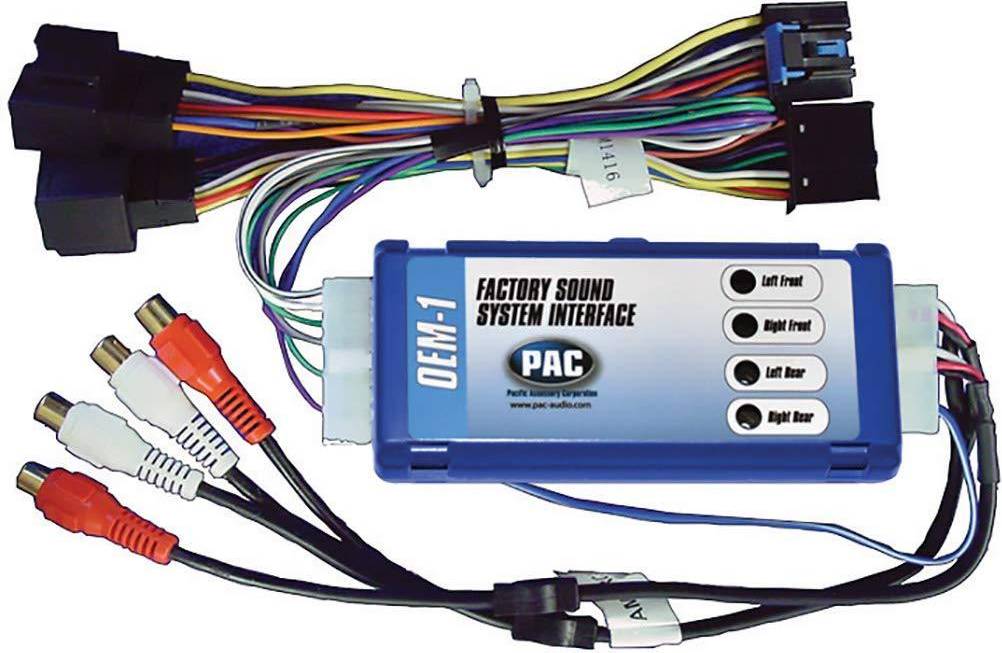 PAC Amplifier Integration Interface for Select GM Vehicles Blue