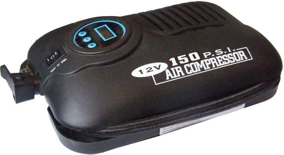 12V Compact Digital Air Compressor with Auto Shut-Off