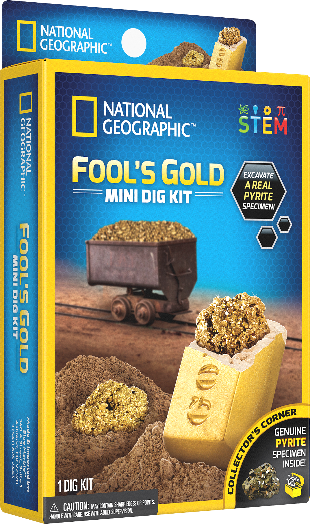Elbrus National Geographic Fool's Gold Mini Dig STEM Science Kit