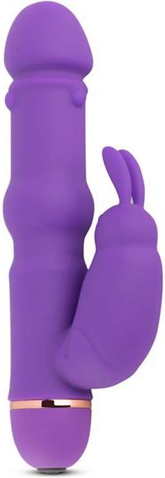 Silicone Rabbit Vibrator Purple