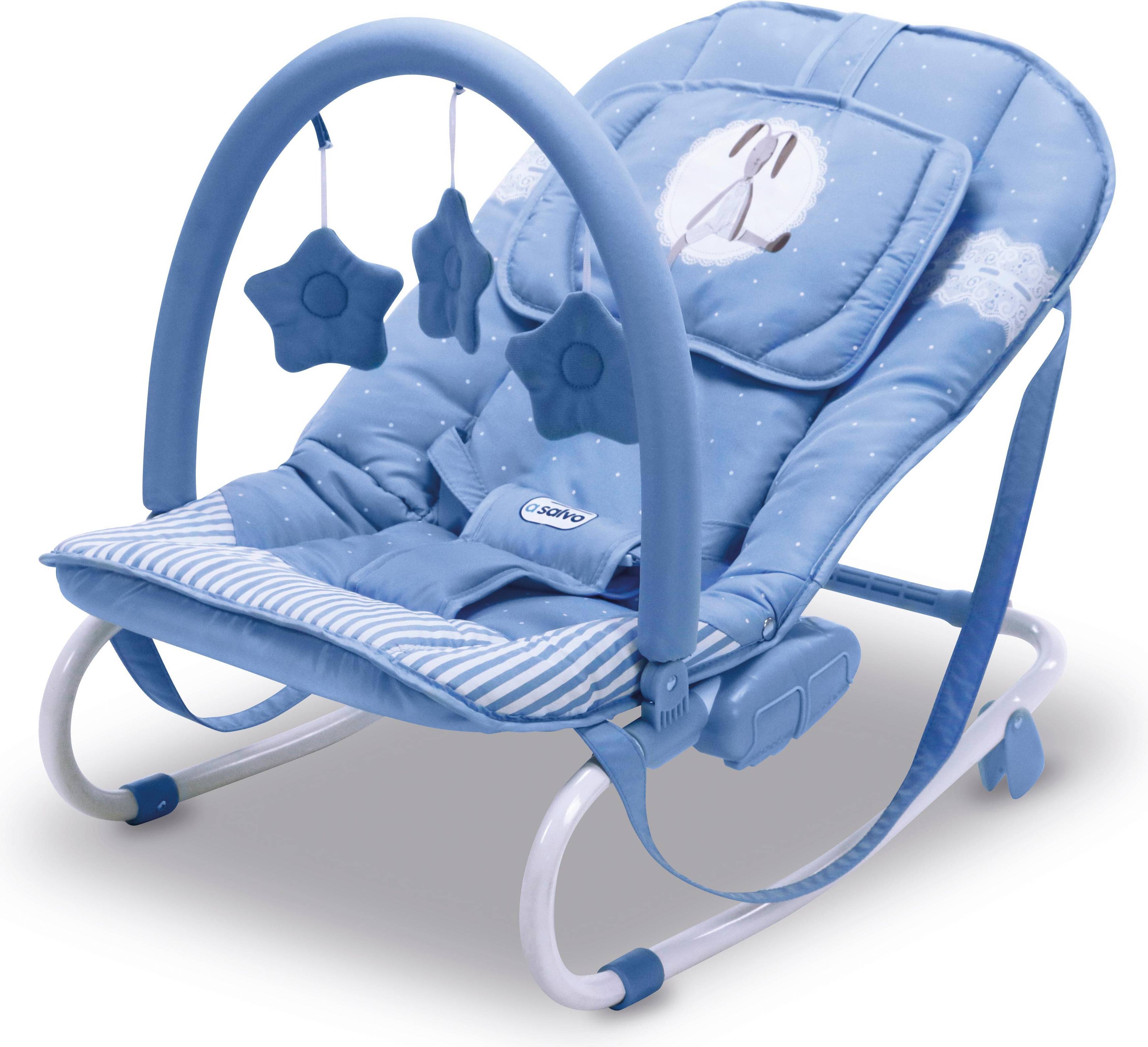 Baby Bouncer Relax Rabbit, Light Blue