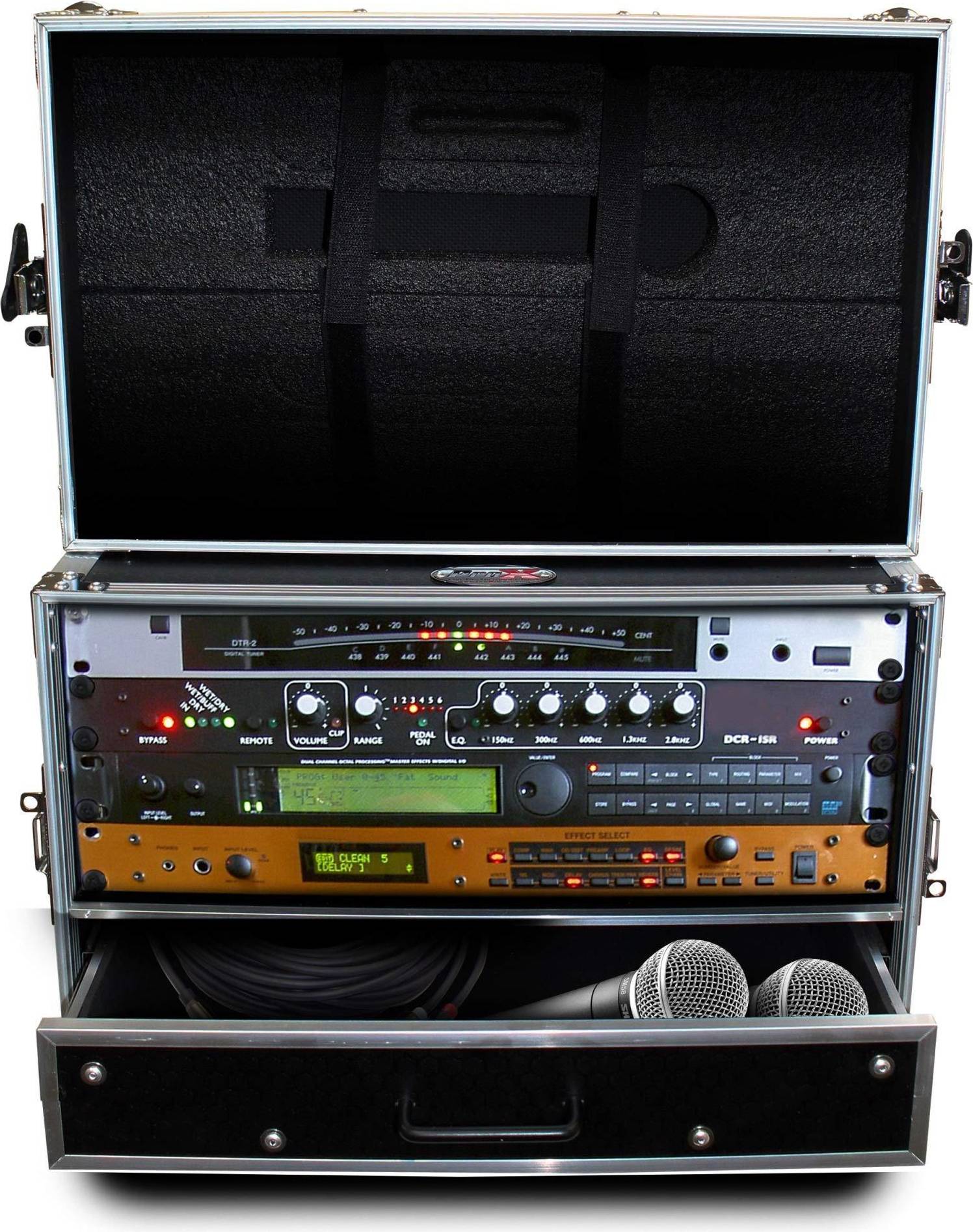 Prox flight case ProX XS-WM4U2DR 4U Rack Case with 2U Rack Drawer
