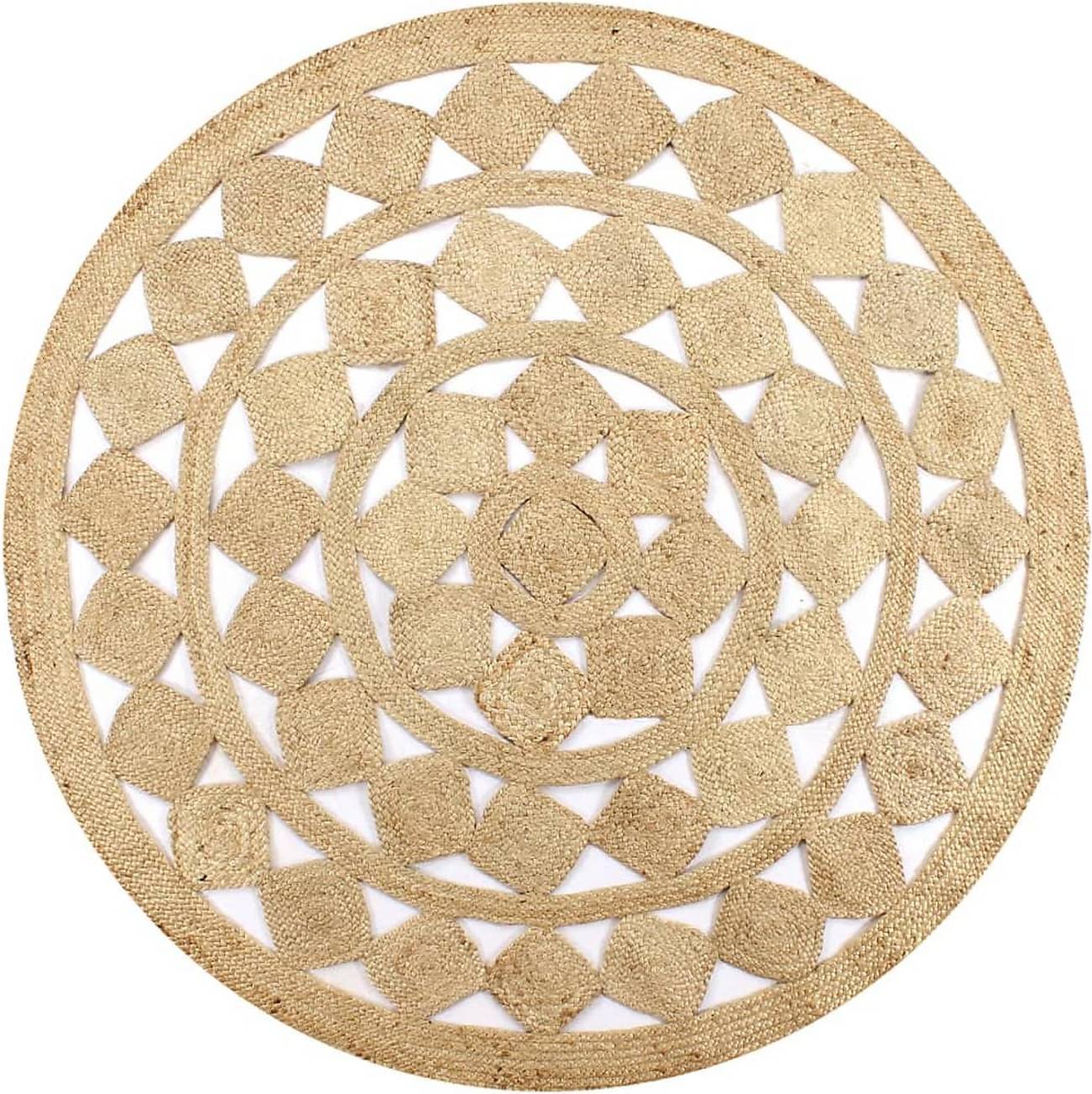 vidaXL Handmade Rug Protector Brown, Natural