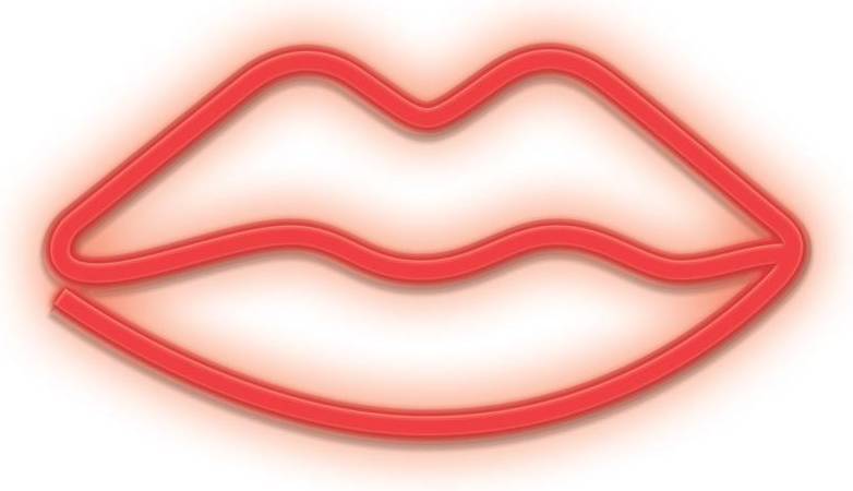 Lips Neon LED