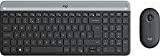 Logitech keyboard and mouse Logitech Slim Wireless Keyboard Mouse Combo