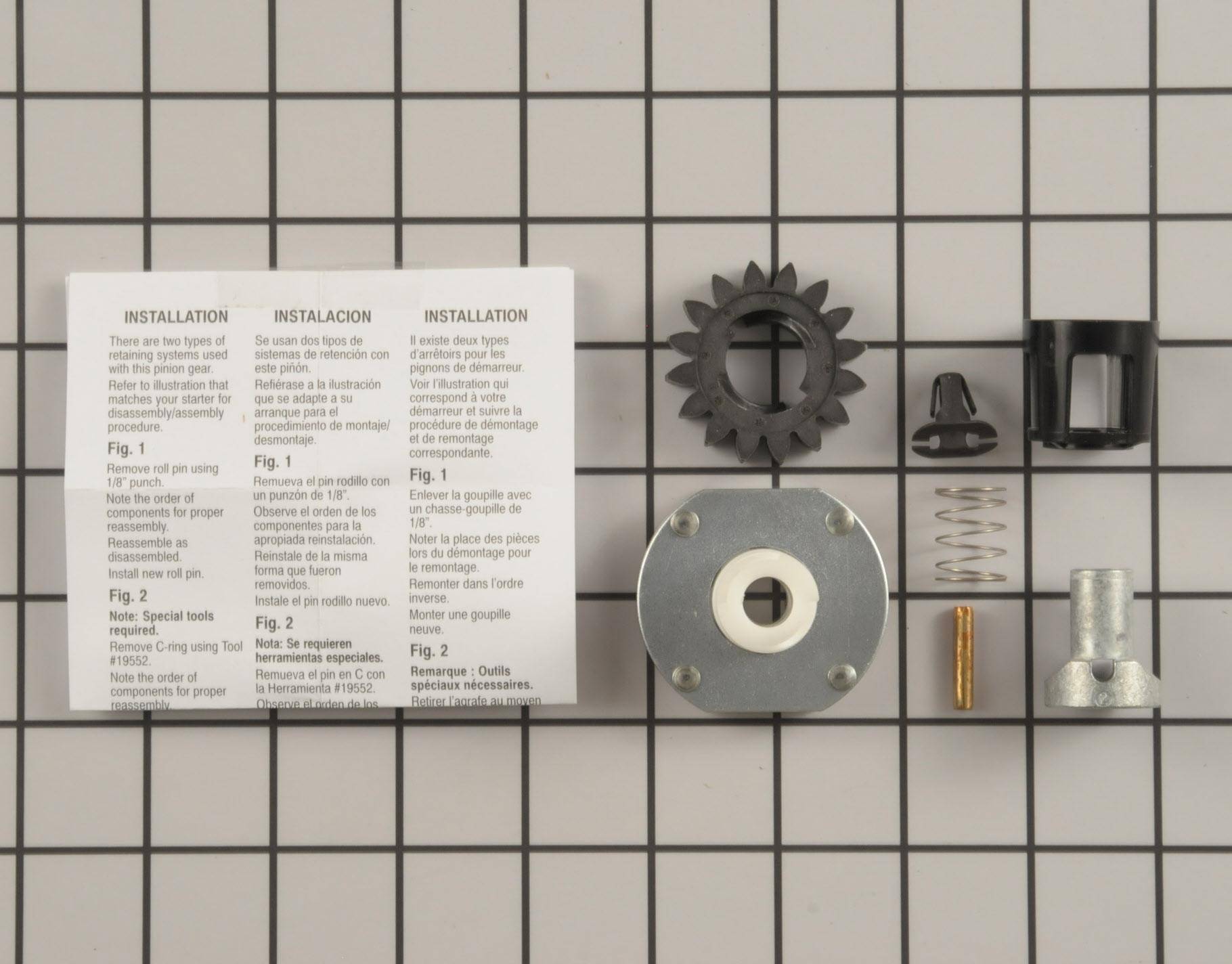 Cub Cadet and Stratton Starter Drive Kit