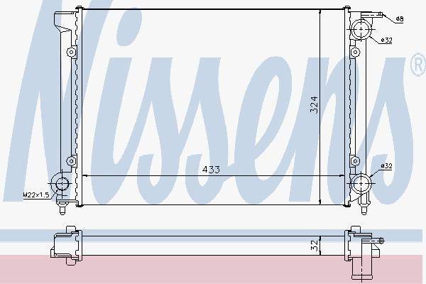 Nissens 651811 Radiator - Engine Cooling