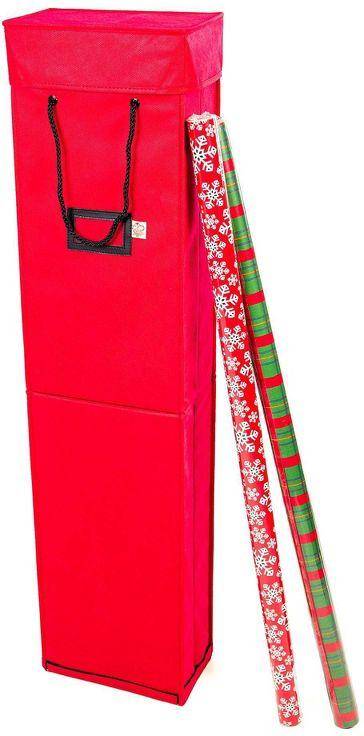 Santa's Bags Wrapping Paper Storage Box