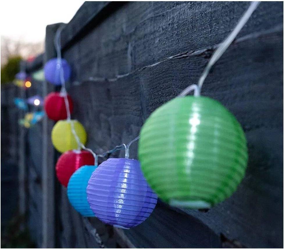 GardenWize Lantern Solar String String Light