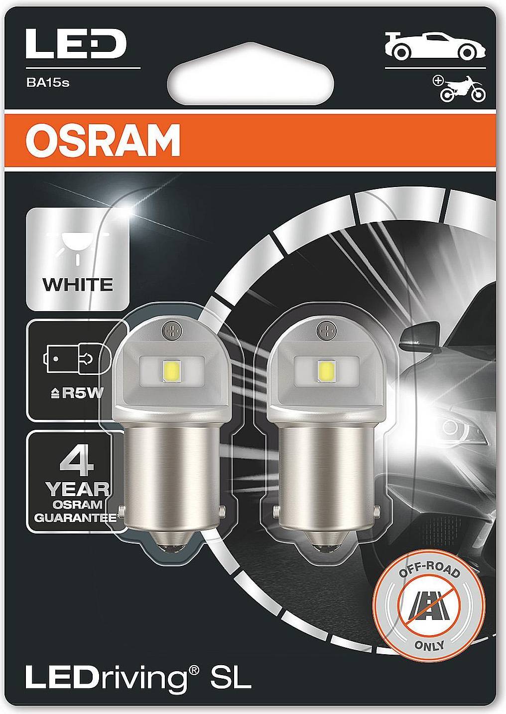 Osram R5W LED Pære 2 Stk