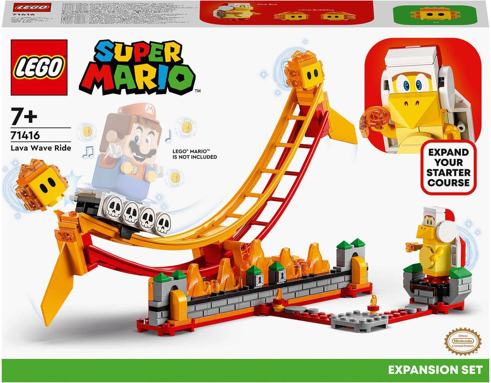 Lego set LEGO Super Mario Lava Wave Ride Expansion Set 71416