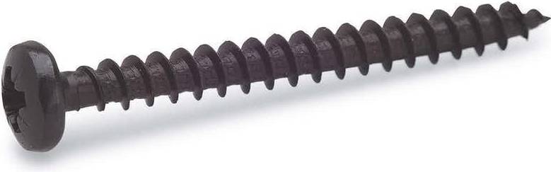 Fast TRÄSKRUV RXH SVART 5,0X40