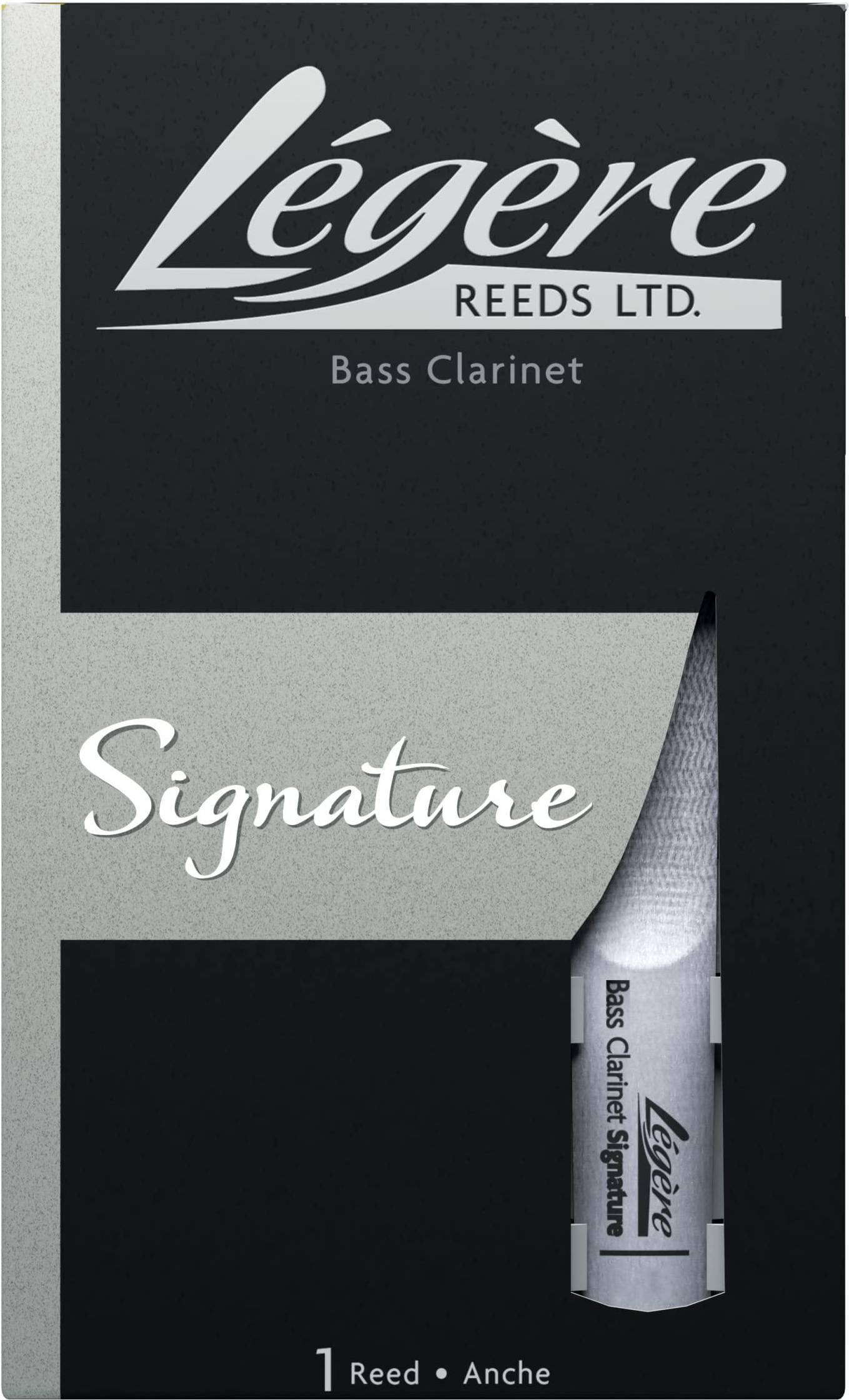 Legere Reeds Signature Bb Bass Clarinet Reed Strength 2.5