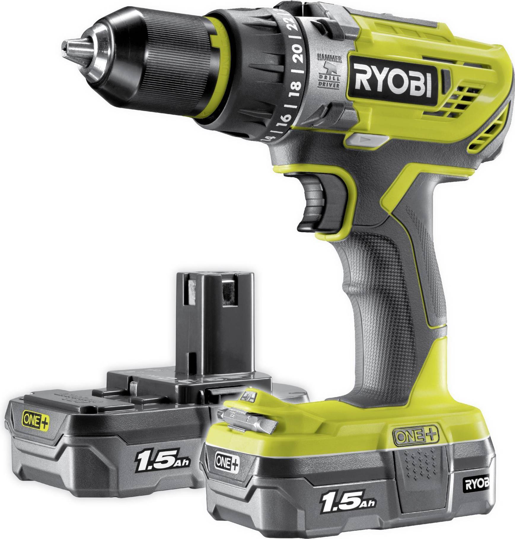 Ryobi drill Ryobi R18PD31-215S (2X1.5Ah)