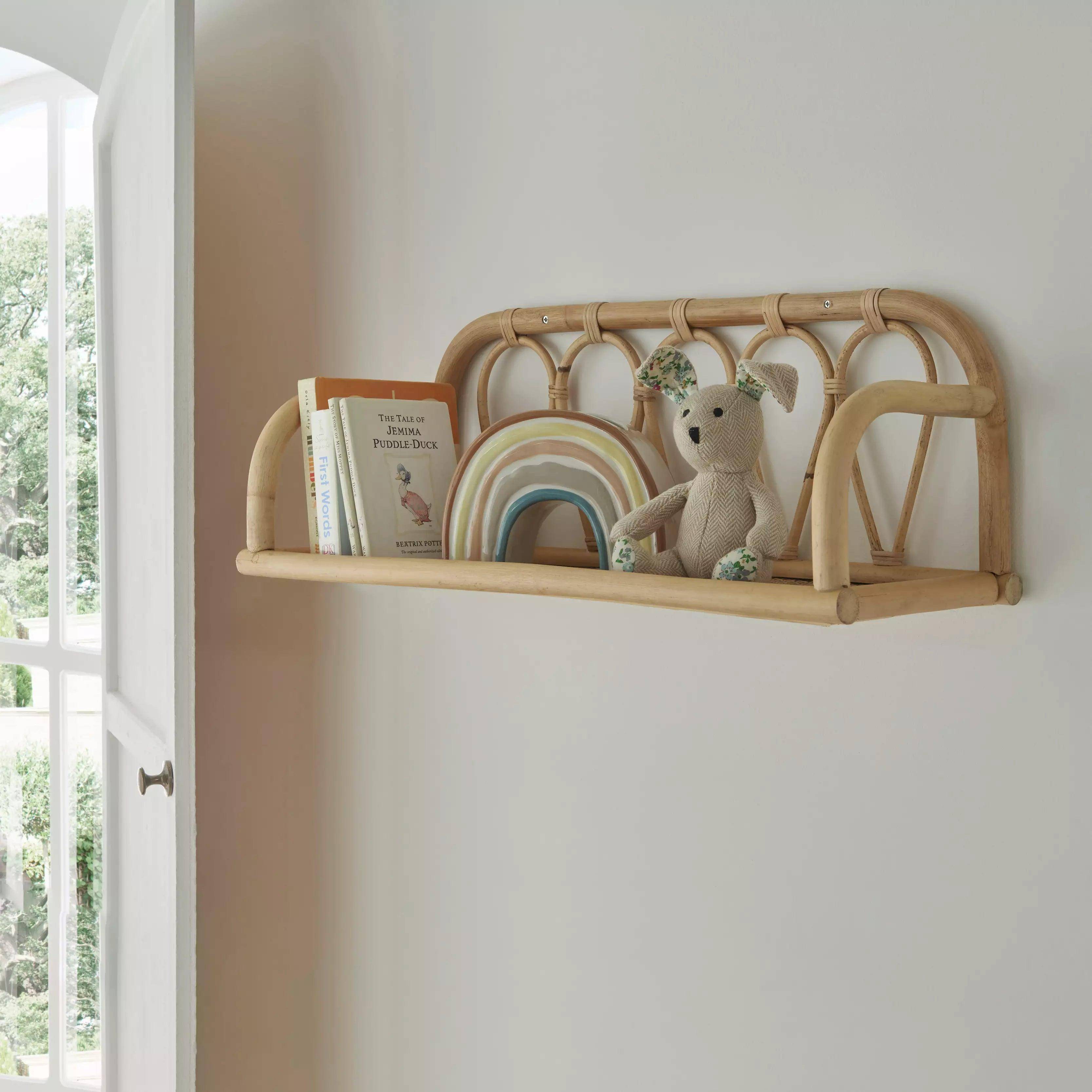CuddleCo Rattan Shelf - Aria