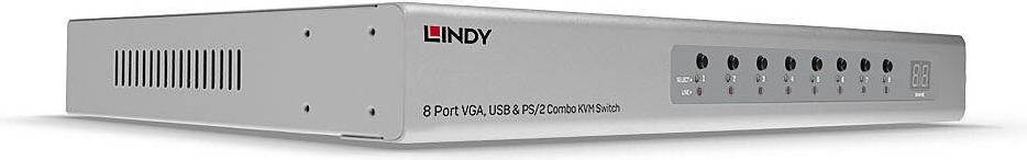 Lindy 39526 KVM-switchar Rackmontering Silver