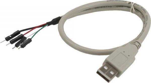 InLine USB-A han 4 Pin header adapter