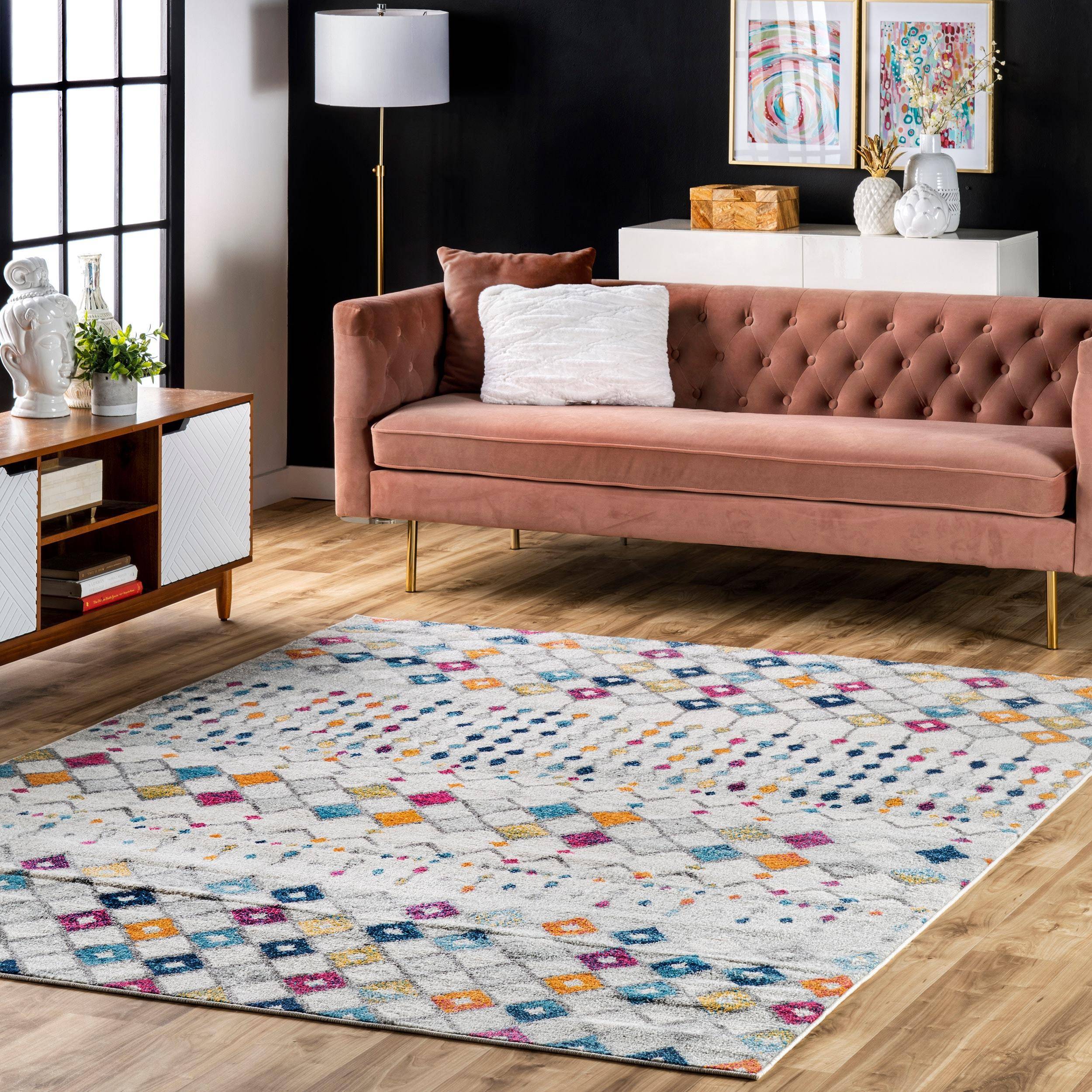 Nuloom Blythe Modern Moroccan Trellis Rug - Multicolor