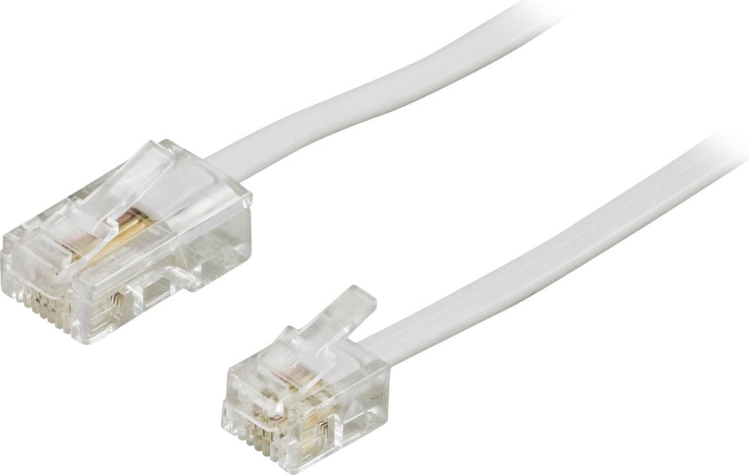 Deltaco Telefonkabel RJ45-RJ11 3m