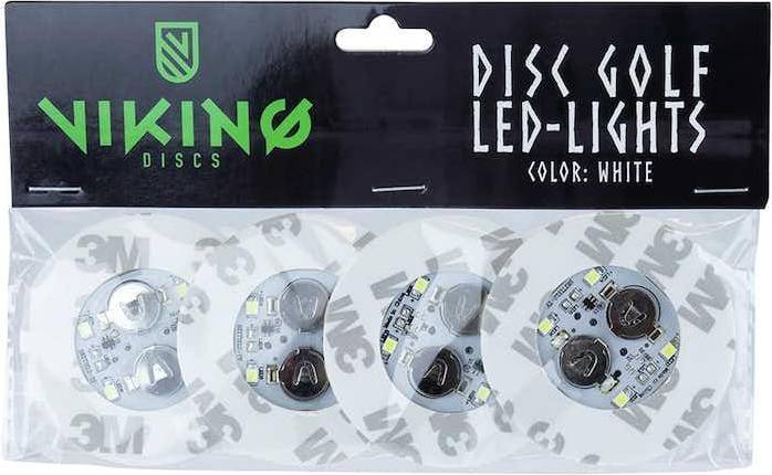 DISC LED, 4PCS, WHITE