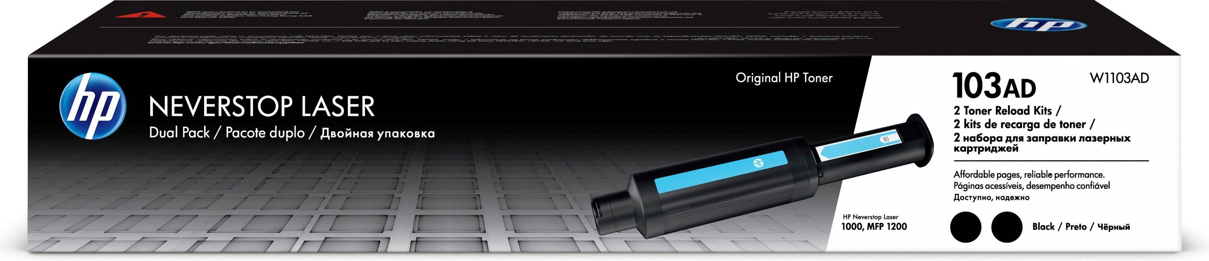 HP W1103AD 103AD 2-Pack Reload Kit