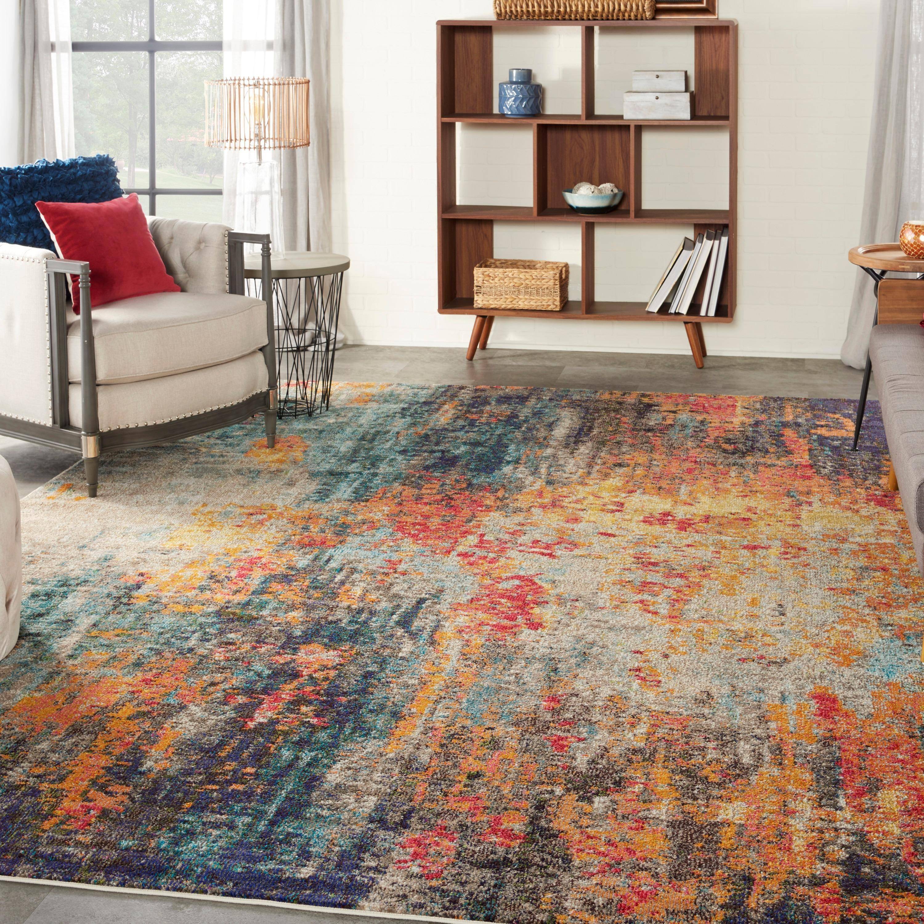 Nourison Celestial Multicolor Rectangular: Multicolor