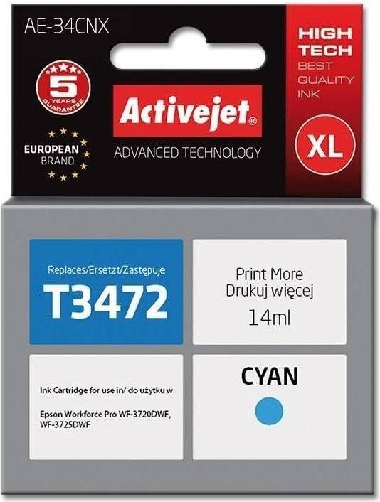 ActiveJet AE-34CNX Ink erstatning 34X..