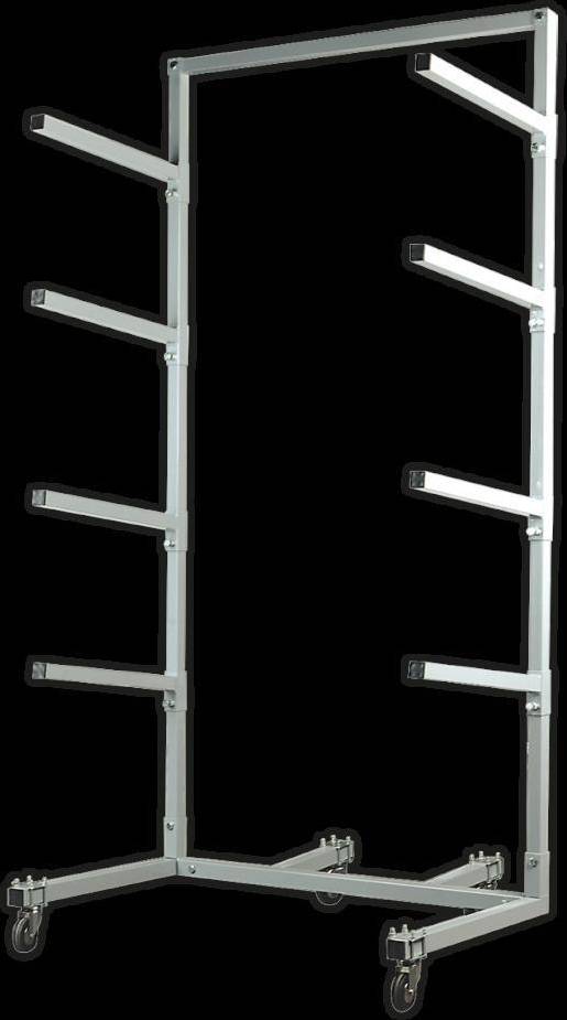Sealey RE55 Bumper Rack Double-Sided 4-Level